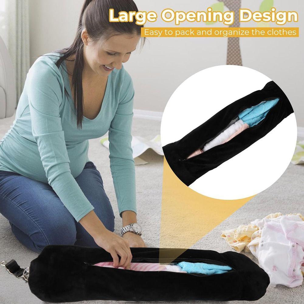 Extra Luggage Neck Pillow Storage Bag Adjustable Neck Size U-Shapes Pillow  Office