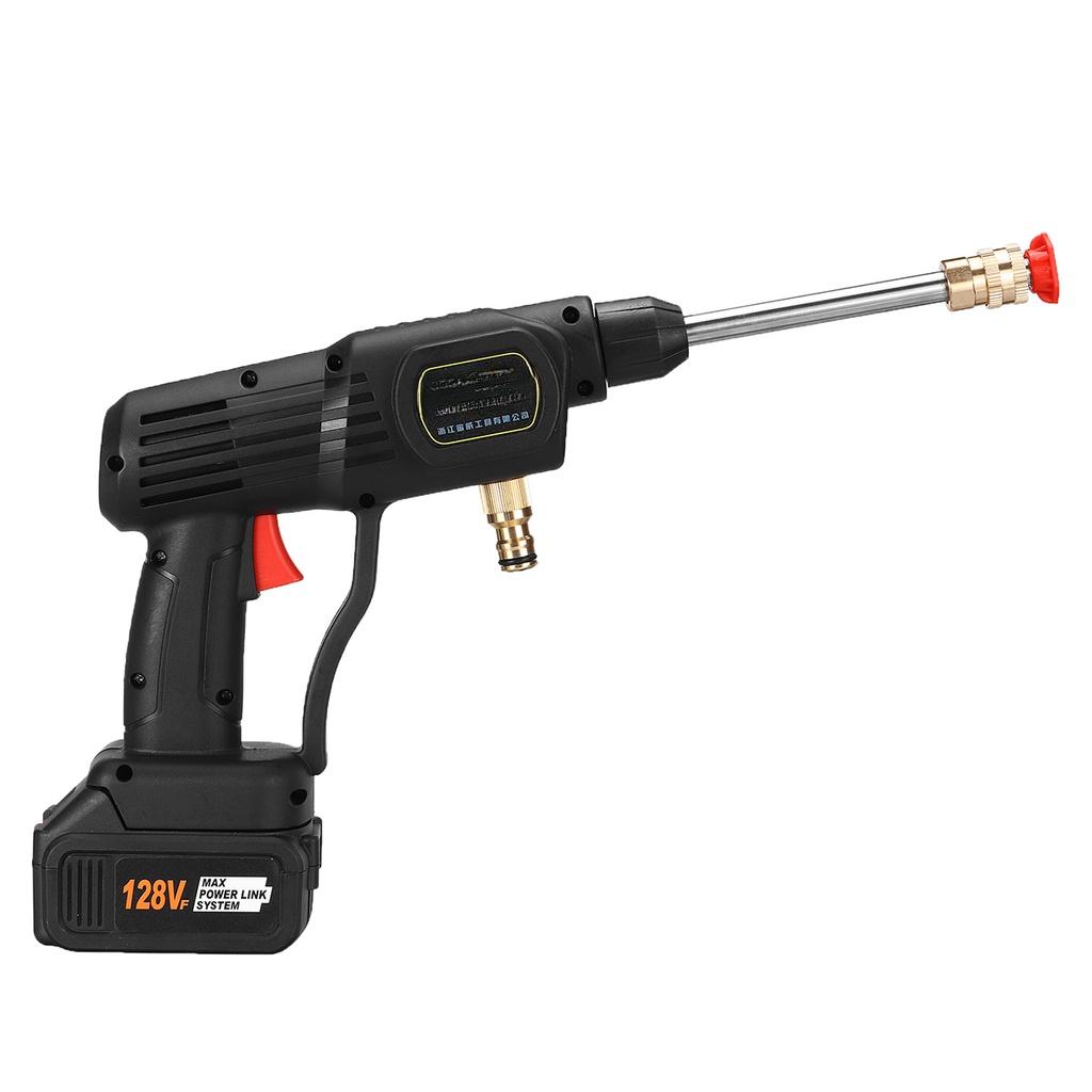 88V Handheld Cordless High Pressure Car Washer Automatic Sprayer Car Washing Machine Cleaner Fit for Battery 1000W