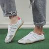 Breathable Unisex Volleyball & Training Sneakers - Non-Slip Canvas Mesh, Cow Tendon Sole, Ideal for Spring/Autumn