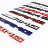 XUY2   Benz Rear Trunk Emblem Stickers ABS Car AMG Logo Badge Decal For Mercedes Benz AMG A B C E G W211 W203 W204 W210 W124 Accessorie