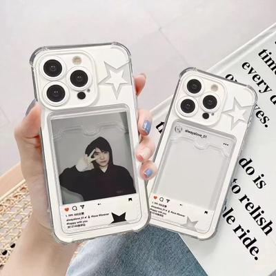 Cute Flash Star Pattern Phone Case For OPPO Reno 12F 13F 13 8 7 6 Pro A18 A38 A58 A98 A78 A60 A3 A5 Pro A3X A54 A74 Clear Cover