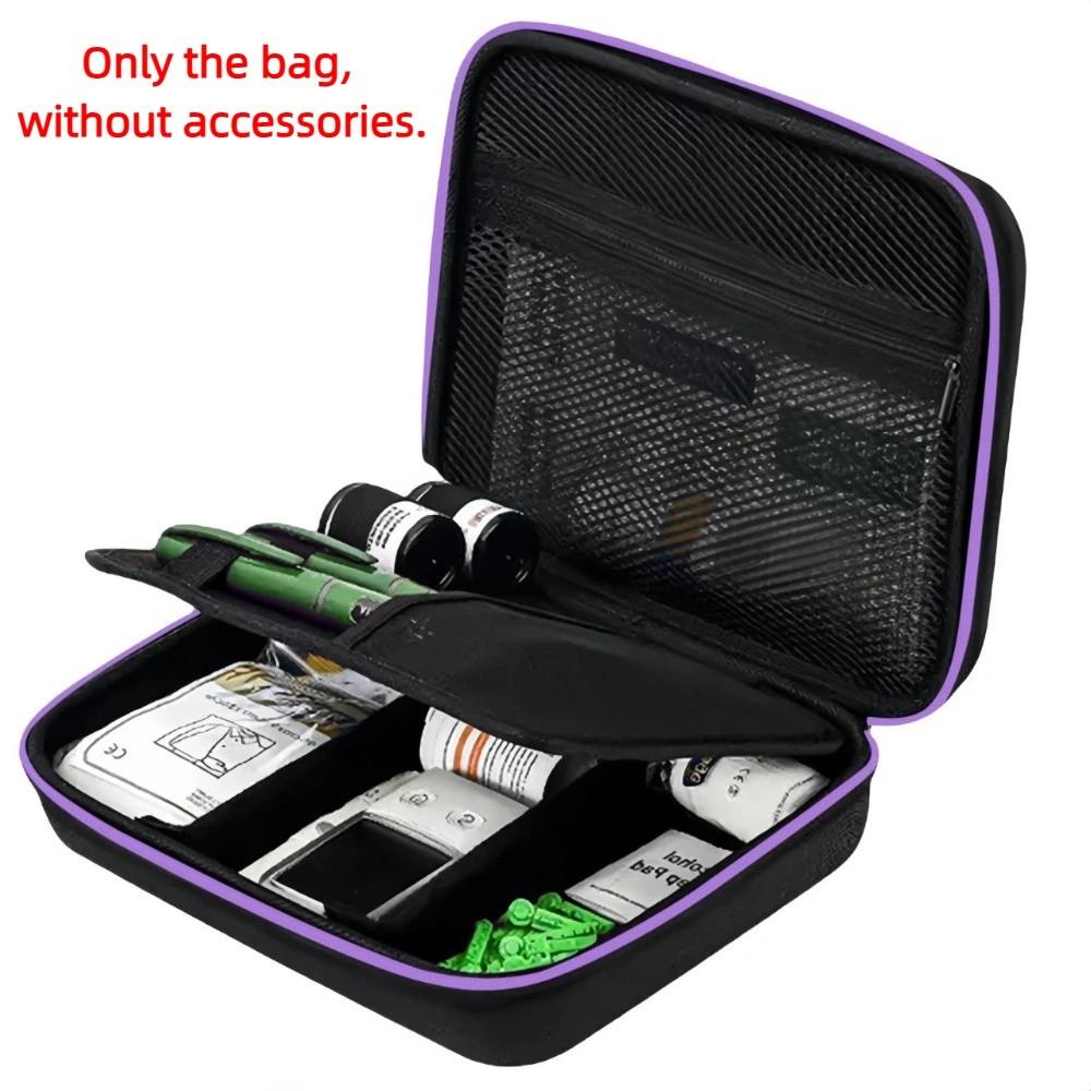 

Dust-proof Insulin Vial Carrying Box Shockproof Insulin Pen Protective Box for Home фіолетовий