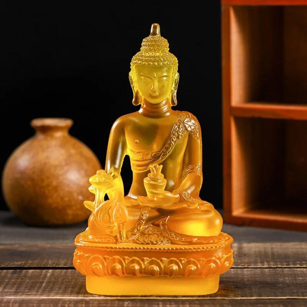 Thai-style Resin Buddha Crafts Resin Craft Pharmacist Buddhist Sculpture Desktop