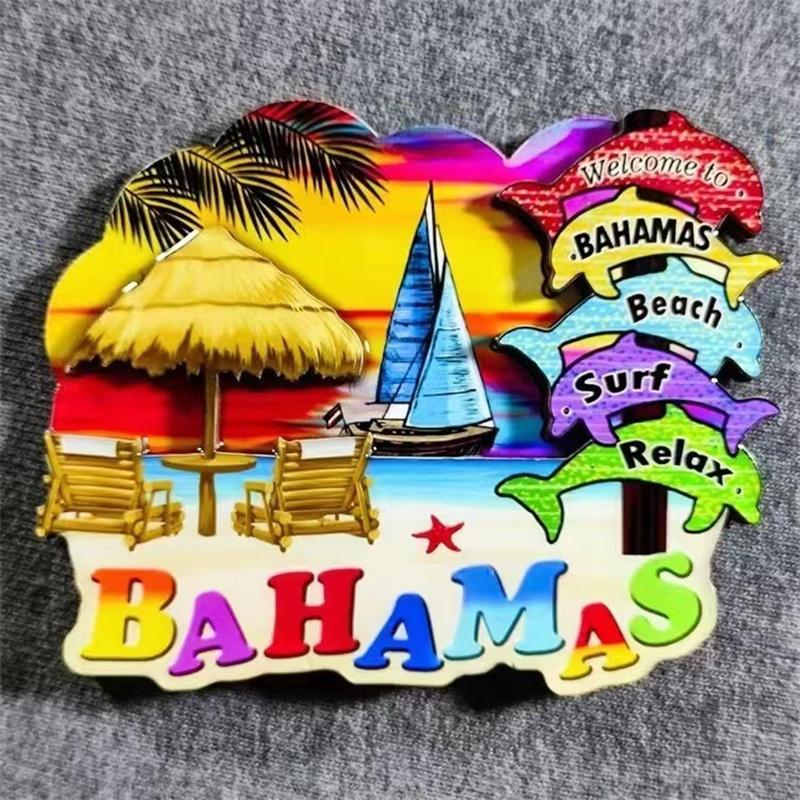 Wooden Fridge Magnets for Refrigerator Decor America India Thailand Australia Italy Netherlands Mexico Vantage Magnet Souvenir
