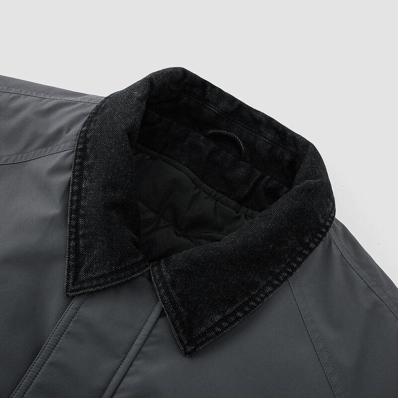 Semir Herren Übergroße Falsche Zweiteilige Gespleißte Wattierte Bomberjacke