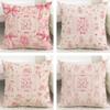 Brand NOT YOUR ROSE Cushion Cover Cushion Covers Natural Linen Breathable Sofa Bedroom Decor Pillowcase