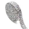 3cm Breedte Hars Strass Strip 3 Yard Lengte Hitte Smeltlijm Zelfklevende Diamant Sticker Hot Fix Strijkbaar