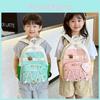 Large Capacity Cartoon Backpack For Kids With Cute Bear Design And Breathable Nylon Material