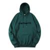 European and American Trendy Brand Classic Letter Print Sweatshirt, Unisex Loose-fitting Hooded Fleece Sweatshirt