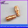Argon Arc Welding Gun with WP17/18/26 Red Copper Tungsten Electrode Holder - High Conductivity & Heat Resistance Welding Collet Accessories