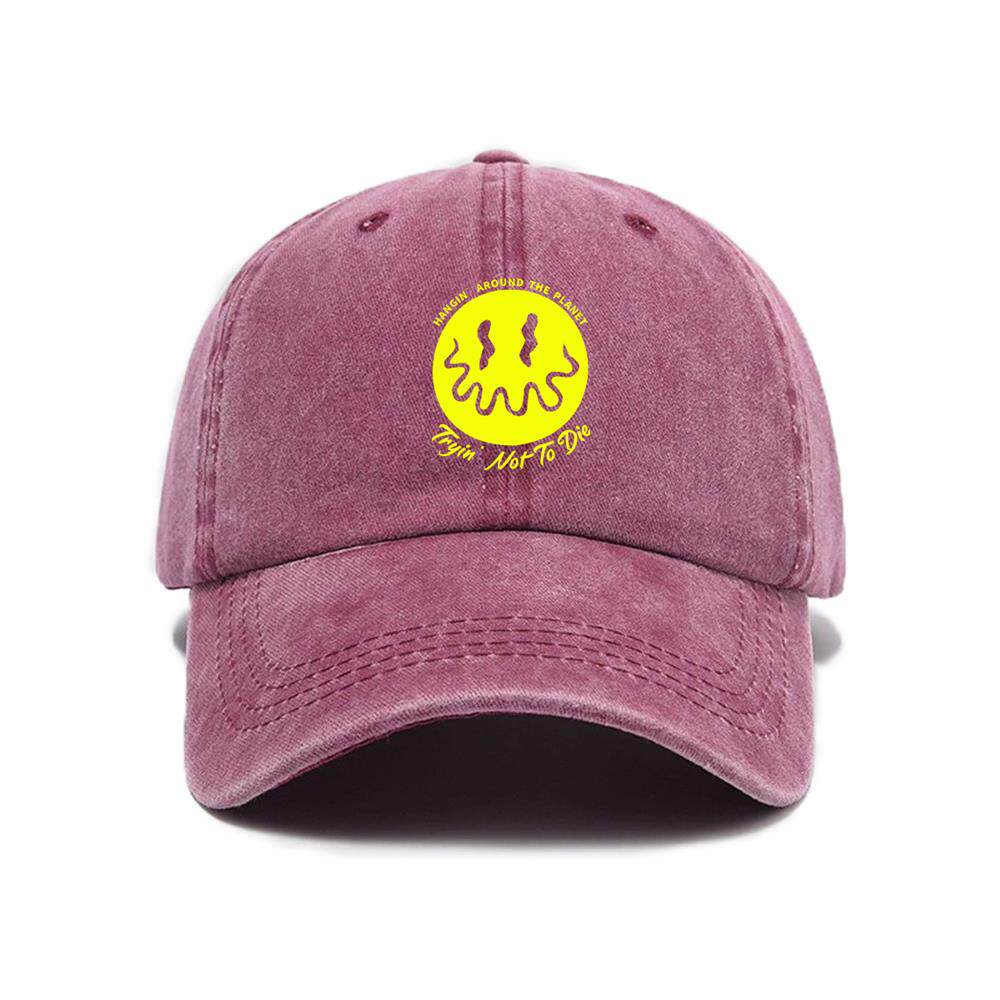 Cartoon Expression Pack Printed Soft-Brim Baseball Cap Suitable For Both Men And Women And Versatile In All Occasions