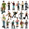 Simulated Diver Veterinarian Farmer Worker Postal Worker Toy Model Ornament For Collectors And Play