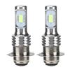 2 Peças H6 PISD 80W 8000K Lâmpada de Nevoeiro LED Azul Gelo 12 24V Universal