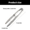 Outdoor Small Titaniums Alloys Tweezer Portable Tweezers Nipper Outdoor Pocket Tool Keychains Pendants Travel Tool