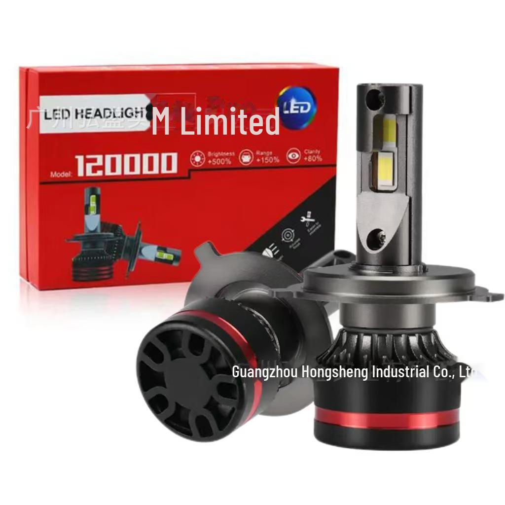 

Светодиодная фара M8 для дальнего света: 50 Вт, одинарная медная трубка, высокая мощность, интегрированный дальний и ближний свет, H4/H7/H11. H11