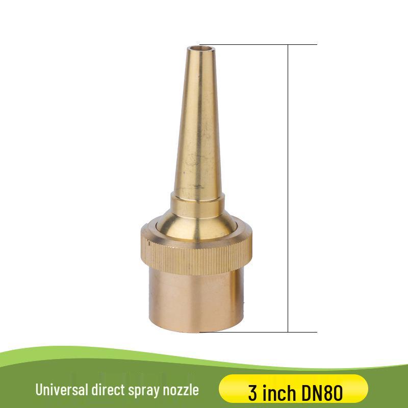 Adjustable All-Copper Straight Jet Water Fountain Nozzle