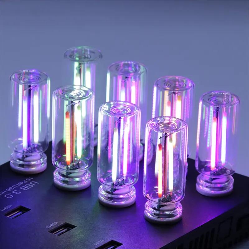 USB Car LED Light Dual Colors Touch Control Atmosphere Lights Bulb Incandescent Lamp LED Filament Bedroom Night Decoration