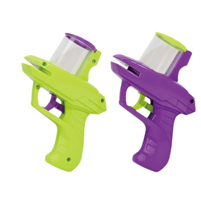 Children's Flying Saucer Gun: Safe EVA Soft Bullet Frisbee Toy, Parent-Child Outdoor Fun