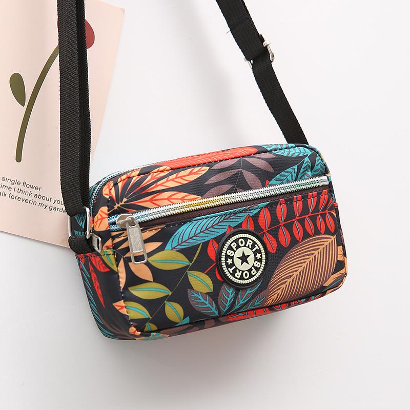 Large Capacity Canvas Shoulder and Crossbody Bag for Middle-Aged Women