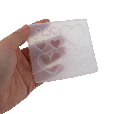 Candy Heart Silicone Mold Assortment Resin Cabochon Making Epoxy Craft Supplies