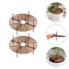 Cuttable Plant Pot Guards Round/Square Plastic Flower Pot Cover 19cm/30cm/52cm Rust-proof Plant Protection Mesh