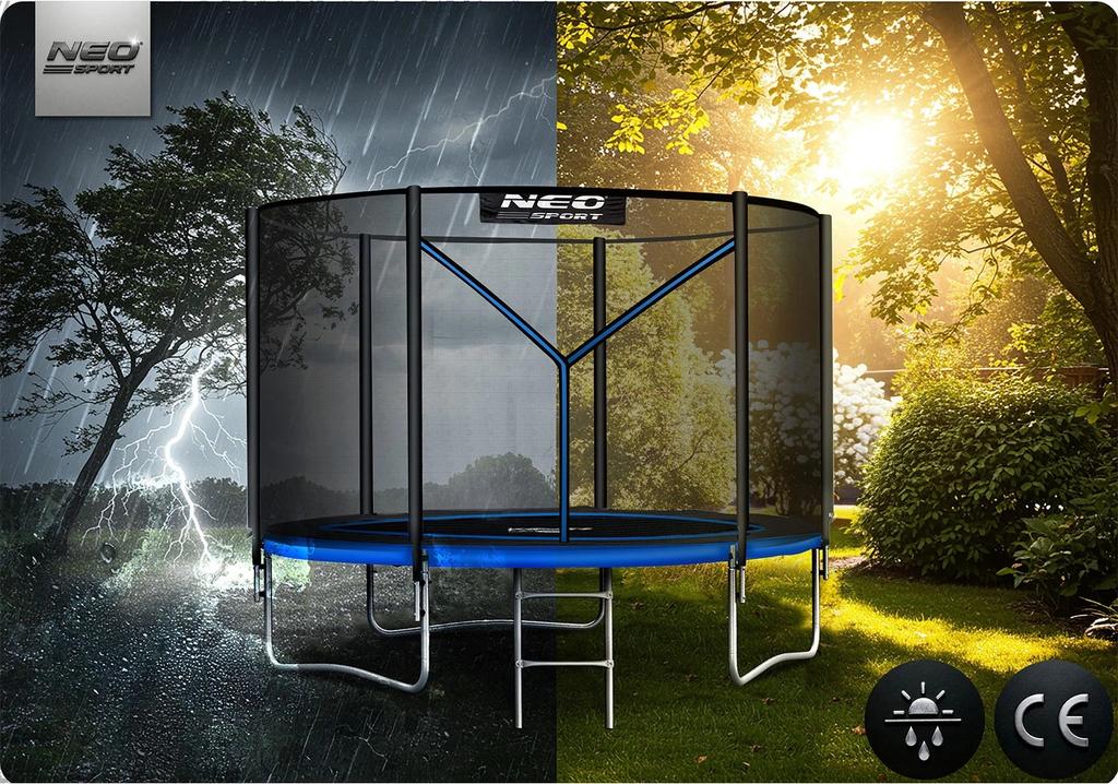 Neo Sport Garten Trampolin 183 mit Innennetz und Leiter (NS-06Z221)