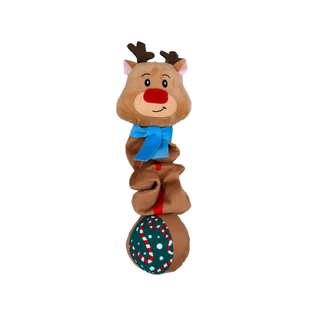 Christmas Dog Toy, Plush Shaped Interactive Pet Toy for Dogs and