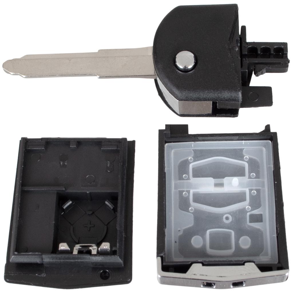 Funda para Mando de Llave Mazda 2, 3, 5, 6, CX-5, CX-7, MX-5, RX-8, 2 Botones