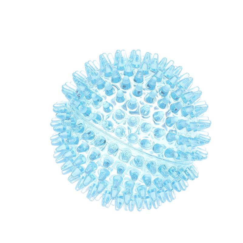 Spiky Ball Hollow Soft Transparent Strength Recovery Exercise Stress Relief Massage Ball For Hand Wrist Spiky Hand Training Ball