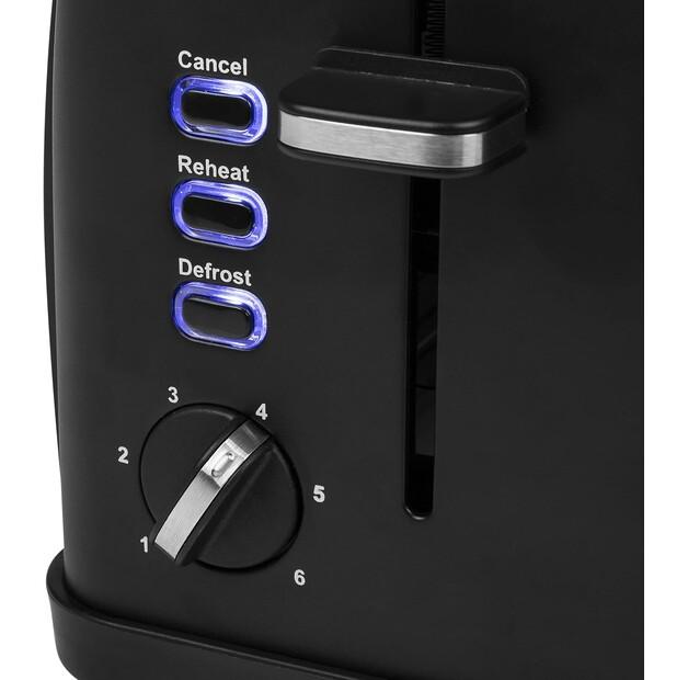 Princess 142396 Toaster Steel Black (01.142396.01.001)