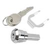 Steel Drawer Lock with Lock set Iron Cabinet Lock Insert Linkage Lock Security Drawer Lock set for Toolboxes & Cabinets