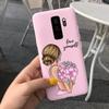 For Samsung Galaxy S9 S9+ Case Cute Fashion Cartoon Girls Cover Silicone Soft TPU Phone Case For Samsung S9 Plus S9+ Fundas Capa