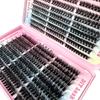 54Row 30D-100D 5D Fluffy Thick Lashes Clusters 9-16mmMix Wispy Individual Lashes Extensions Clusters DIY Makeup False Eyelashes