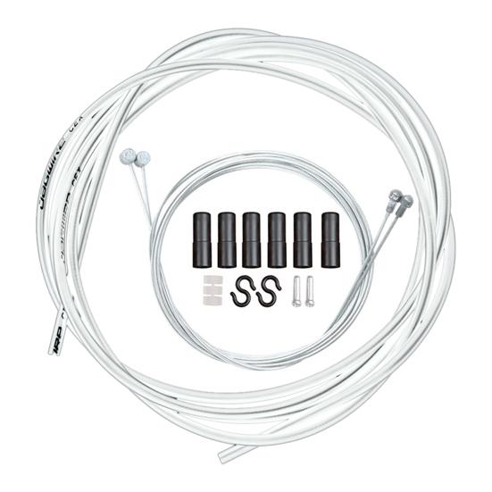 

Универсальный переключатель VIARON из нержавеющей стали для горного велосипеда, дорожного велосипеда, трос переключения передач, тормозная линия Brake Cable белый