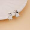 Fashionable Punk Ghost Pendant Earrings Suitable For Men And Women Creative And Cute Halloween Party Jewelry Gifts