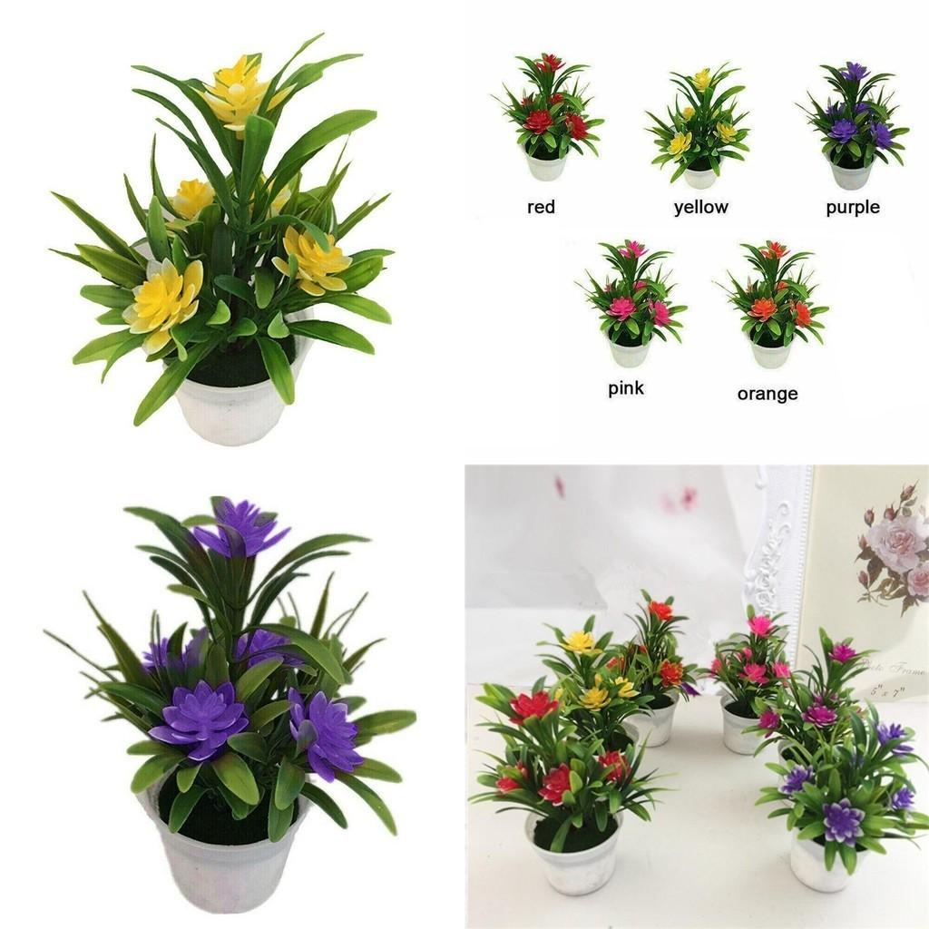 High-quality Artificial Flower With Pot For Indoor And Outdoor Home Garden Decor