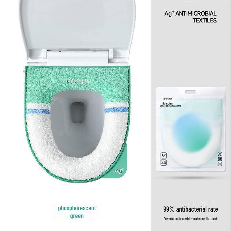 LIEI Anti-bacterial Warm Adhesive Toilet Seat Cushion
