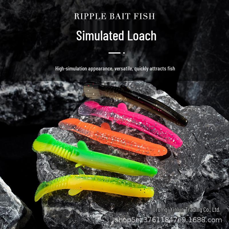 

Introducing the Loach Lure Bionic Fishing Soft Bait for Bass, Carp, and Catfish . 7.5cm, 2.2g, 15 pcs