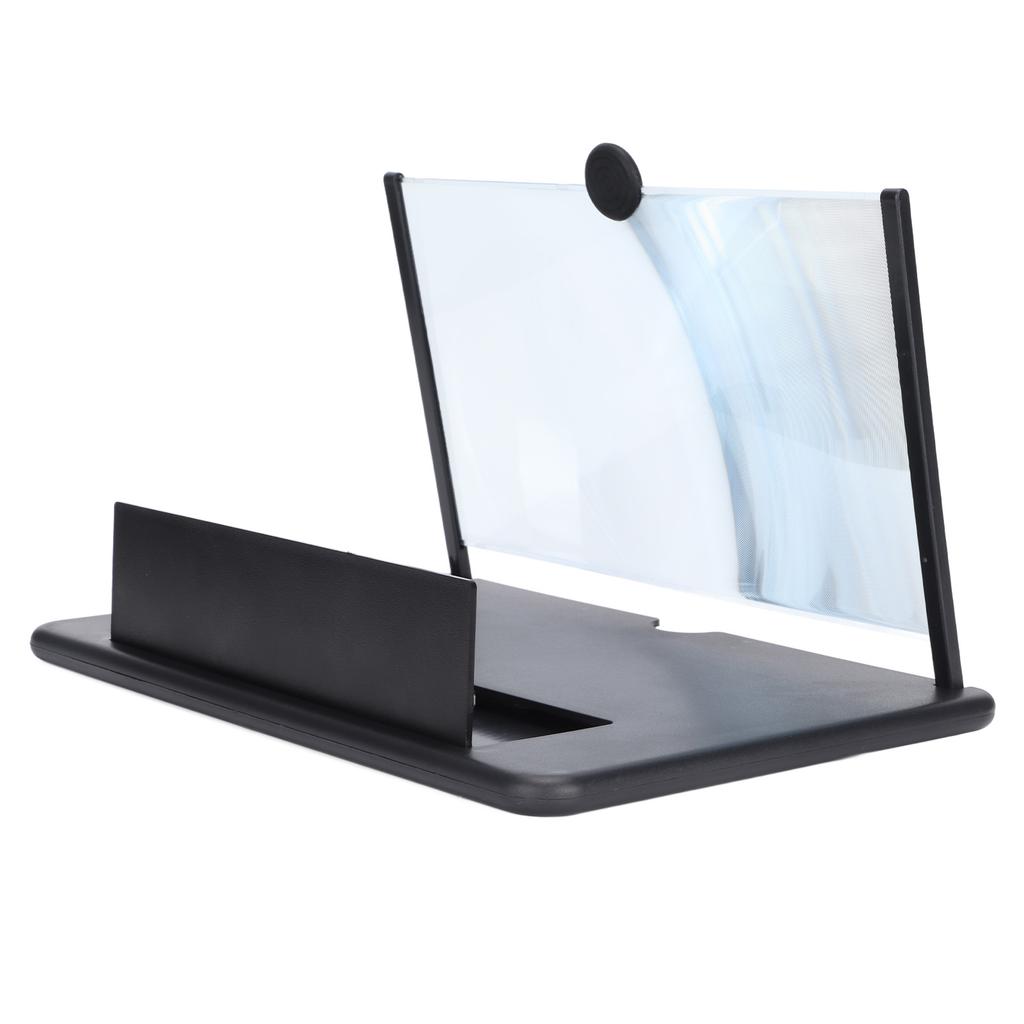 12 Inch Screen Magnifier 3D HD Mobile Phone Screen Amplifier Enlarger Foldable Phone Stand for Movies Videos Games