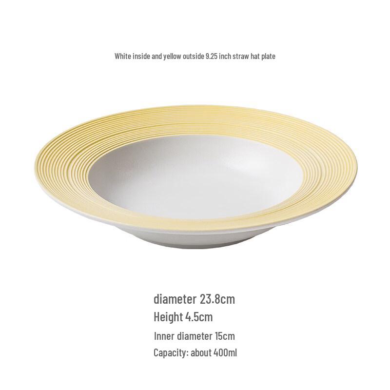 Nordic Style Ceramic Pasta Plate