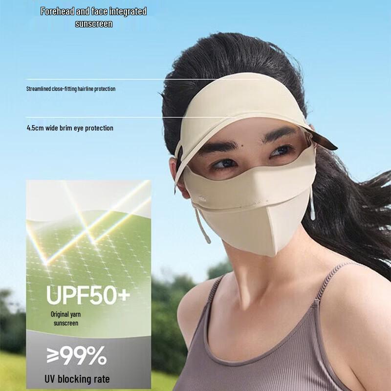 Beneunder Vollgesichts-Sonnenschutzmaske für Damen mit Schirm