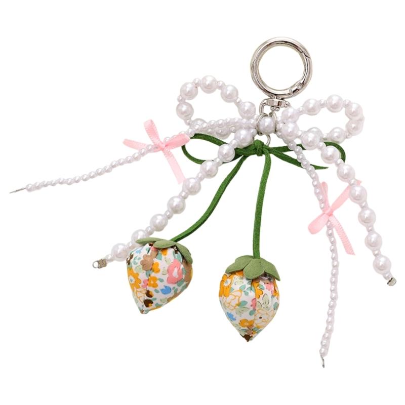 

Мобильный ремешок Цепочка для телефона для женщин Бантик Бусинная цепочка Подвеска-шарм для телефона Противопотерянный шнурок Браслет на запястье жёлтый