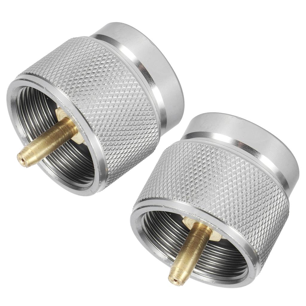 2Pcs G3/4 DN20 FNPT Outdoor Camping Stove Flat Tanks Converter Gas Charging Valve Adapter