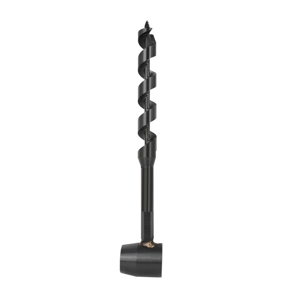 Wood Auger Drill Bit Bushcraft Hand Auger Wrench Heavy Duty Steel Hand Auger Wood Drill Bushcraft Auger Tools for Camp