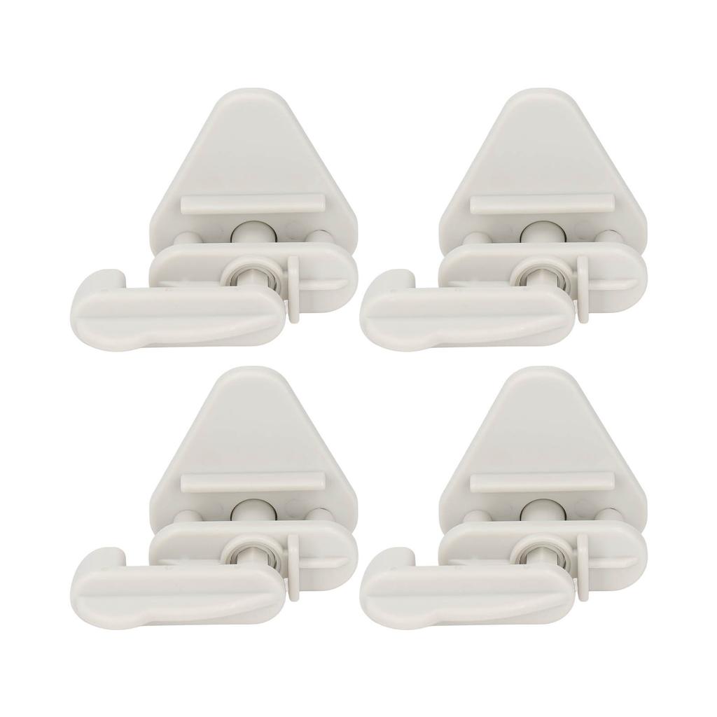 Kit 4 Set Zăvor Poartă Barcă Ponton Cadru Pătrat ABS Zăvoare Ușă de Rezervă pentru Barcă Ponton pentru Stânga