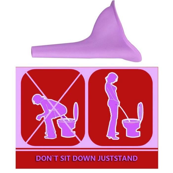 Urinoir Femme Pisse Debout Pipi Urinoir Portable Feminine Urinal Urine Voyage Réutilisable Silicone Pisse debout Urinoire