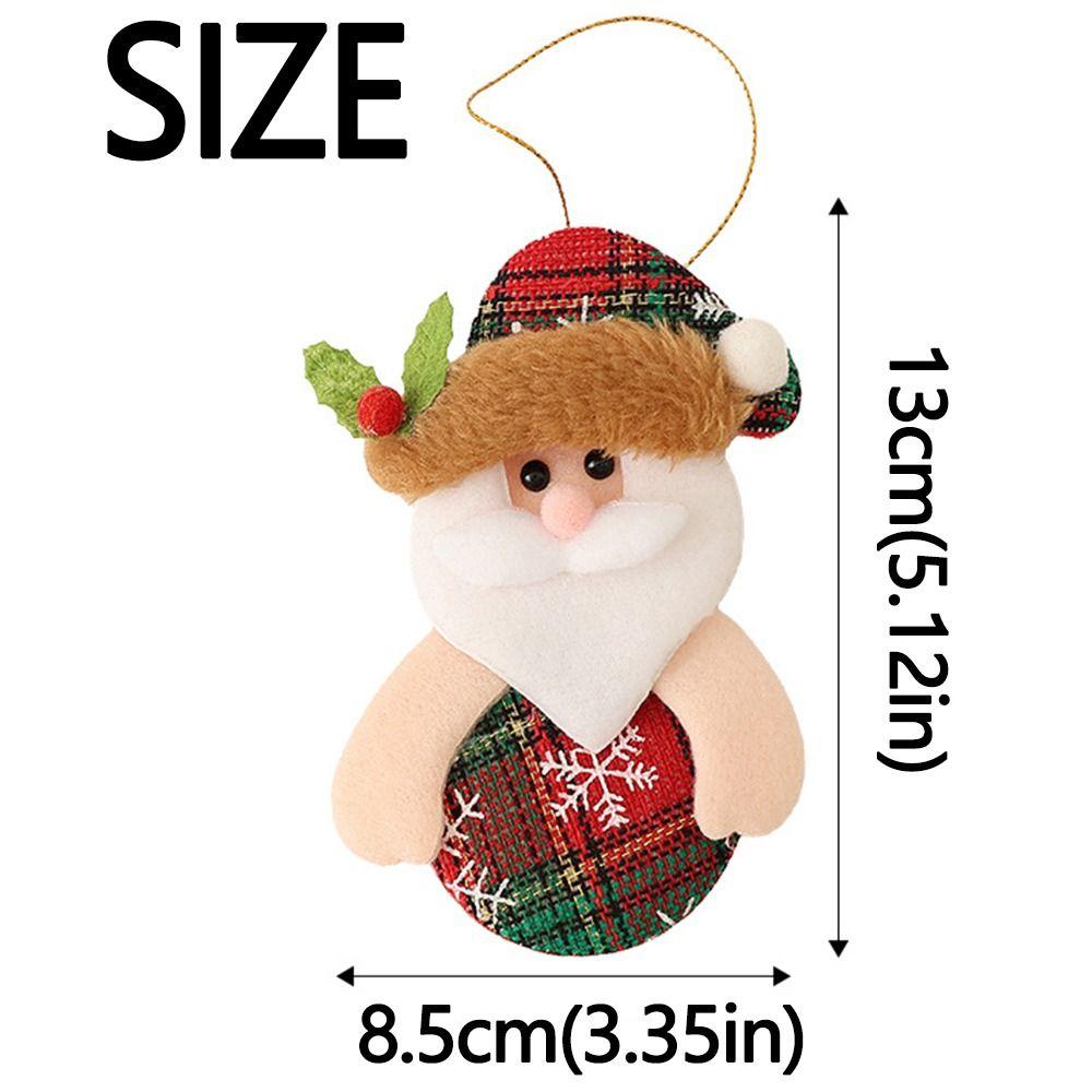 Creative Christmas Tree Pendant Crafts Xmas Hanging Decorations  Christmas Bell Decoration