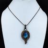 Labradorite, Moonstone Gemstone Pure Copper Wire Wrapped Designer Handmade Pendant Jewelry For Gift