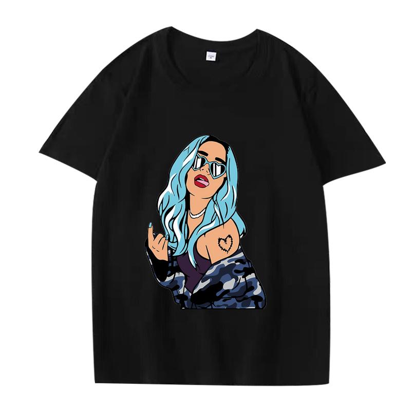 Karol G Essential Graphic T Shirts 2025 Men Women Oversized 100% Cotton Fashion Streetwear Short Sleeve Summer Print Unisex Tops