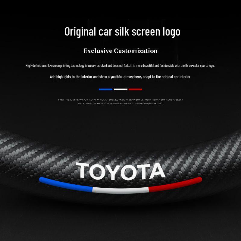 Toyota & Land Rover Steering Wheel Covers: Fits Corolla, Levin, 2023 Camry, Yaris, RAV4